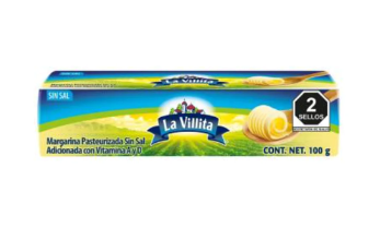 Margarina Sin Sal La Villita 100 g