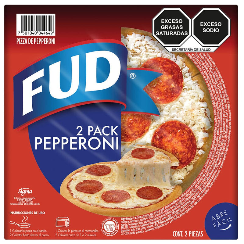 Pizza Pepperoni 2Pack FUD 432 g