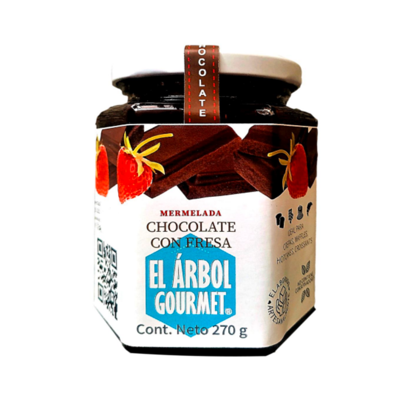 Mermelada Chocolate Con Fresa El Árbol Gourmet 270 g