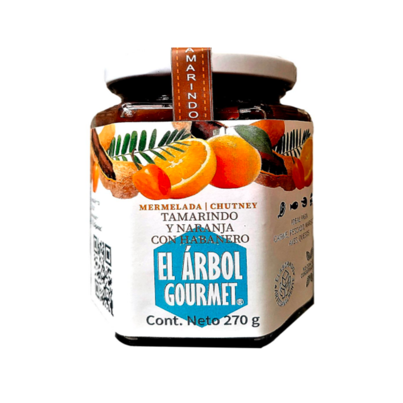 Mermelada Tamarindo Y Naranja Con Habanero El Árbol Gourmet 270 g
