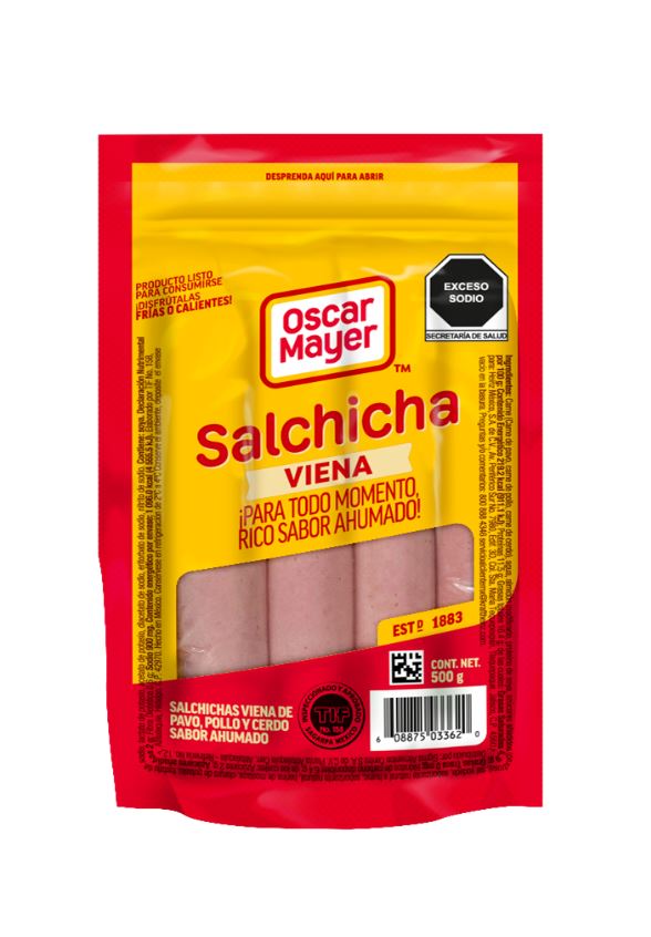Salchicha Viena Oscar Mayer 500 g