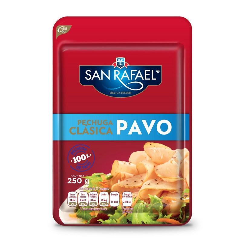 Pechuga De Pavo San Rafael 250 g