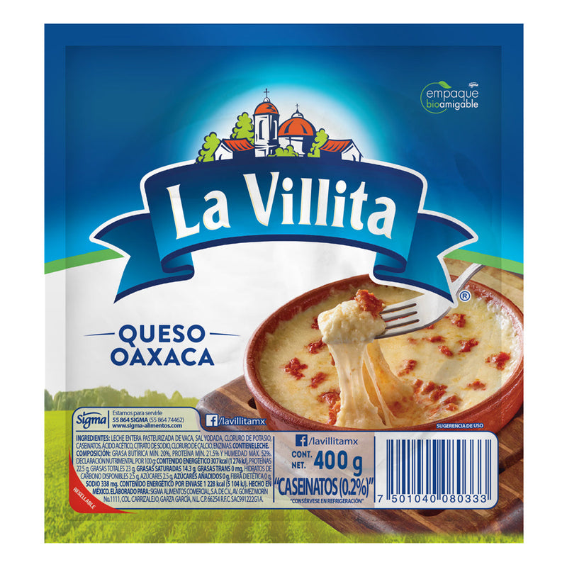 Queso Oaxaca La Villita 400 g