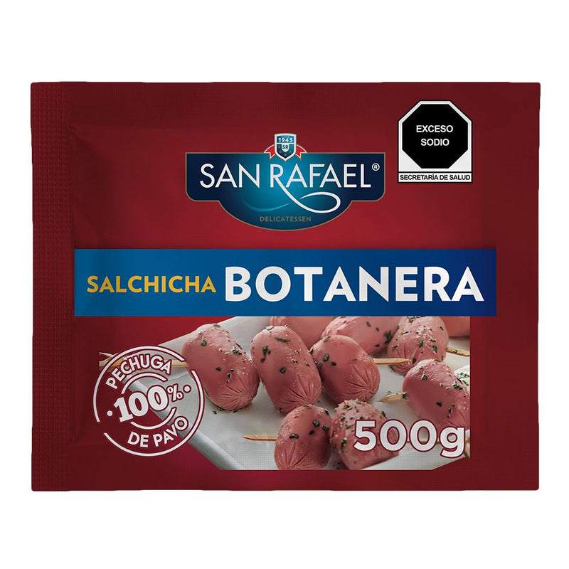 Salchicha de Pavo Botanera San Rafael 500 g