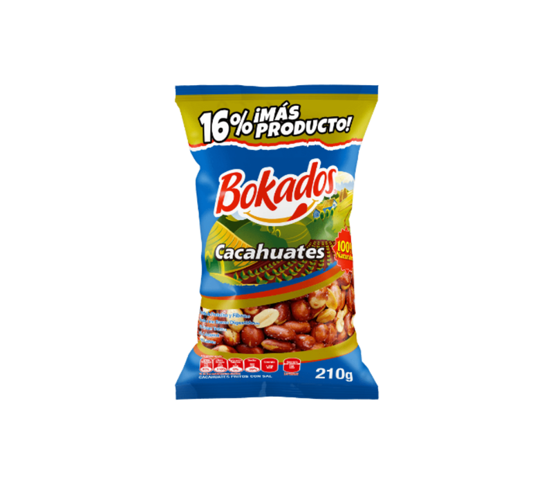 Bokados Cacahuates 210 g