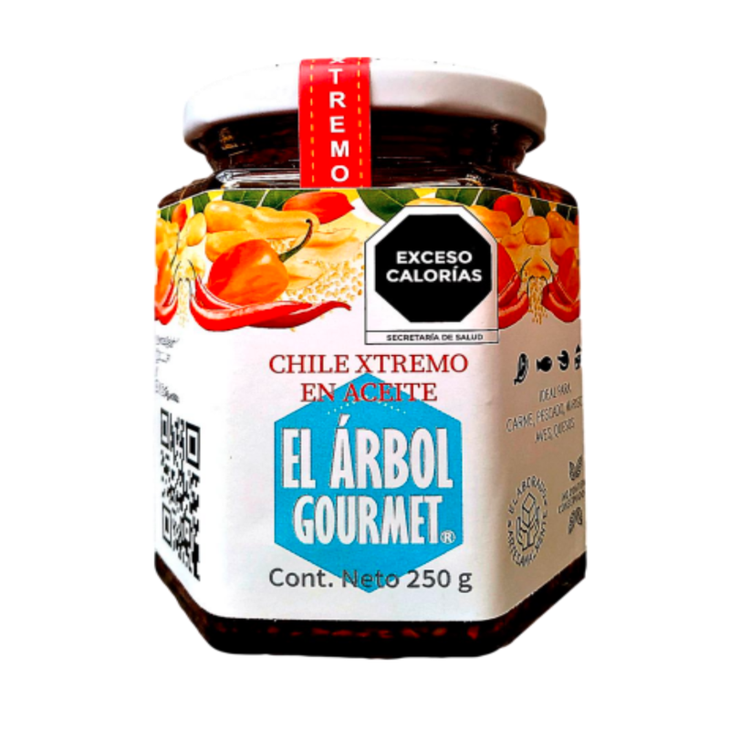 Chile Xtremo En Aceite El Árbol Gourmet 250 g