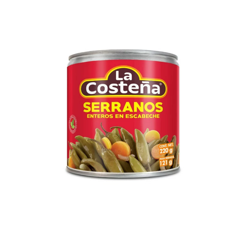 Chile Serrano La Costeña 220 g