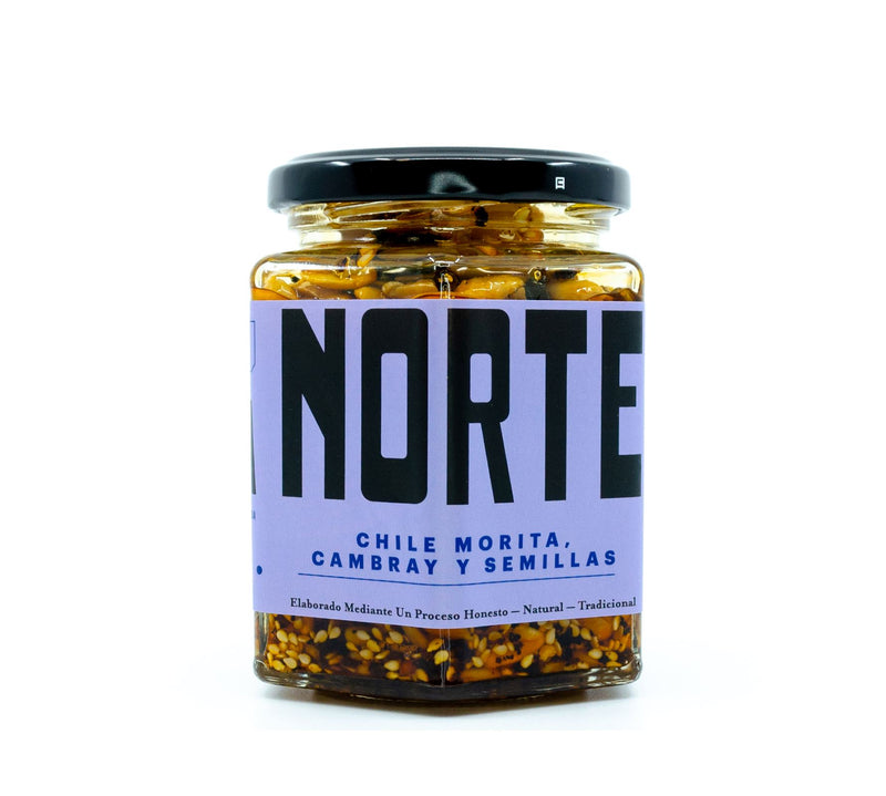 Salsas NORTE Chile Morita, Cambray y Semillas 240 g