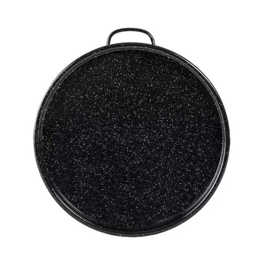 Comal de Peltre Negro Brillante 34 cm CINSA