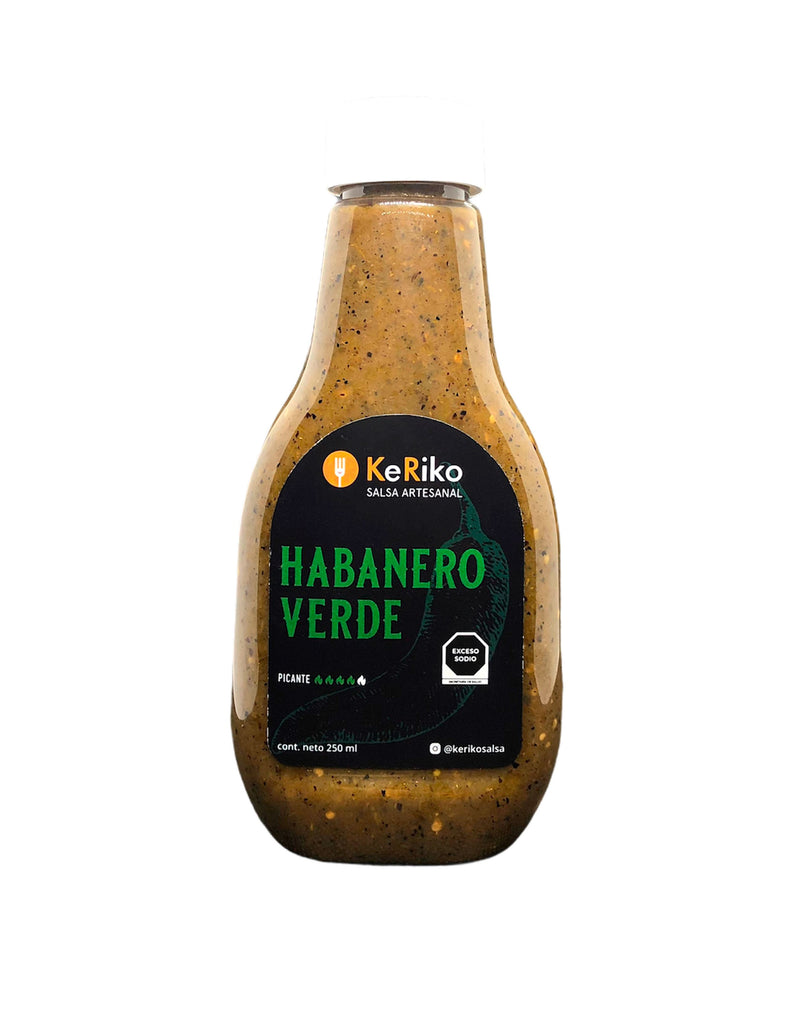 Salsa Habanero Verde KERIKO 250 ml