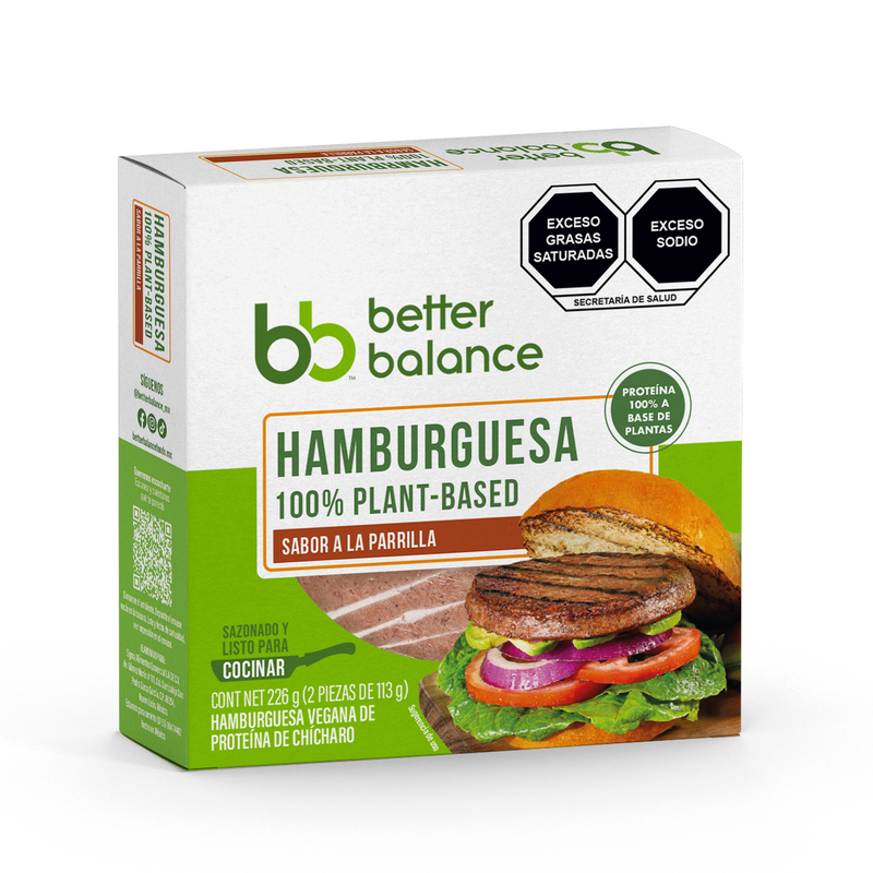 Hamburguesa Plant Based 2 Piezas Better Balance 226 g