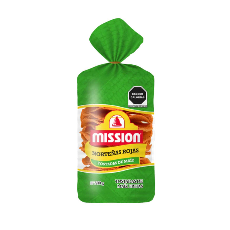 Tostadas de Maíz Rojas Mission 300 g